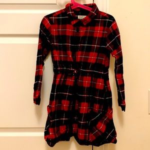 Zara girls plaid dress